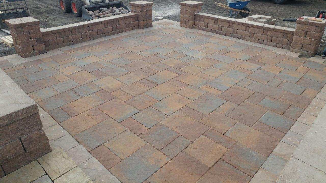 Paver Patio & Seat Wall, Castle Rock, Colorado