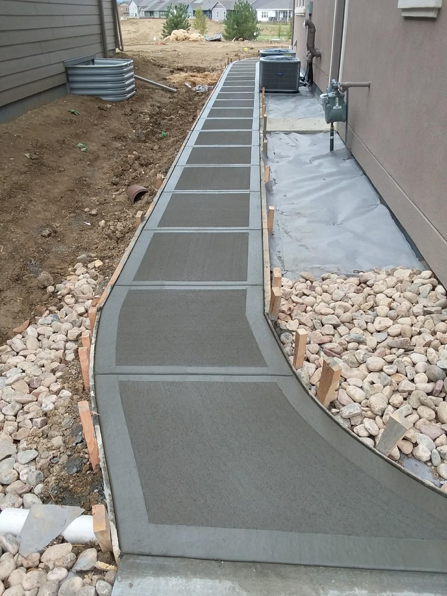 Decorative Concrete Walkway, Parker, Colorado
